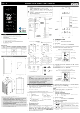 Evco EV8318J4 Controller Manuel utilisateur