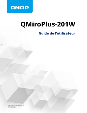 QNAP QMiroPlus-201W Mode d'emploi | Fixfr