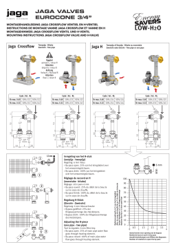 Jaga Crossflow valve Manuel du propriétaire