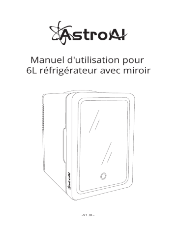 AstroAI AAFRM6WH Mini Fridge 6 Liter/8 Can Manuel utilisateur | Fixfr