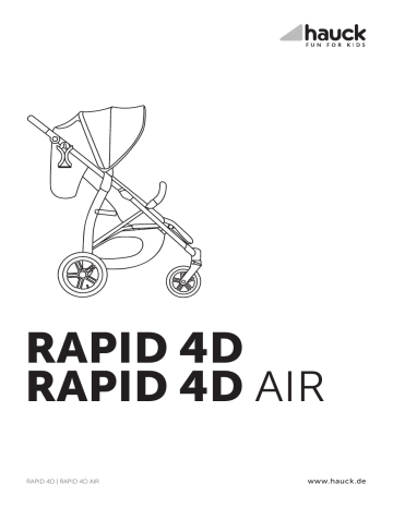 Hauck Rapid 4D Air Pushchair Manuel du propriétaire | Fixfr