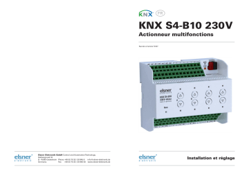 Elsner KNX S4-B10 Manuel utilisateur | Fixfr