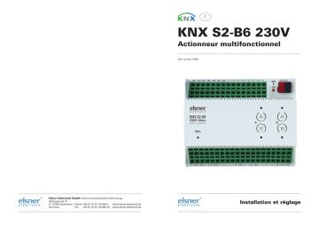 Elsner KNX S2-B6 Manuel utilisateur | Fixfr