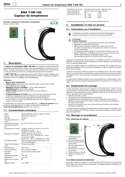 Elsner KNX T-UN 100 Manuel utilisateur