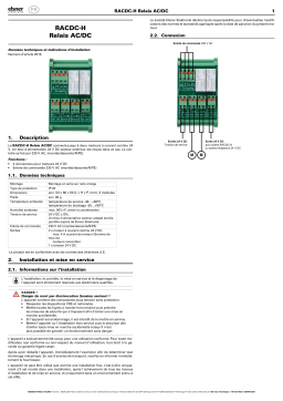 Elsner RACDC-H Manuel utilisateur