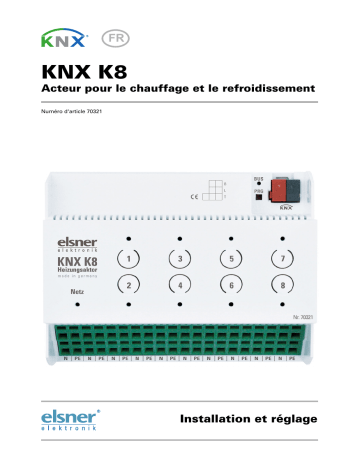Elsner KNX K8 Manuel utilisateur | Fixfr