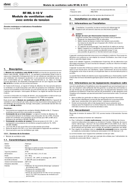 Elsner RF-WL 0-10 V Manuel utilisateur