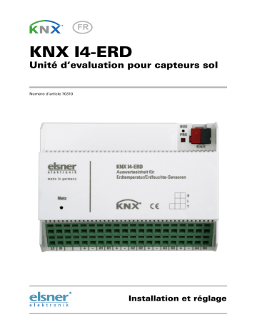 Elsner KNX I4-ERD Manuel utilisateur | Fixfr