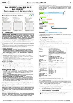 Elsner Cala KNX M-T a partir de SW 0.1.4, SN 2021012601 Manuel utilisateur