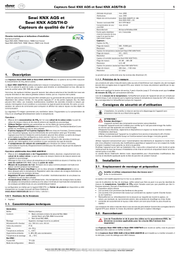 Elsner Sewi KNX AQS et AQS/TH-D à partir de SW 0.2.17, SN 29092101 Manuel utilisateur