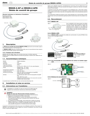 Elsner WGGS-2-AP Manuel utilisateur | Fixfr