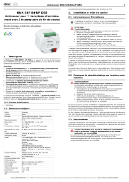 Elsner KNX S1R-B4-UP DES Manuel utilisateur