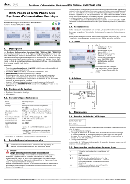Elsner KNX PS640 / KNX PS640 USB Manuel utilisateur