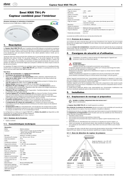 Elsner Sewi KNX TH-L-Pr Manuel utilisateur