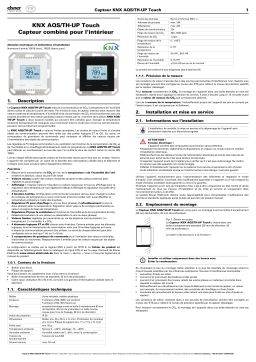 Elsner KNX AQS/TH-UP Touch Manuel utilisateur