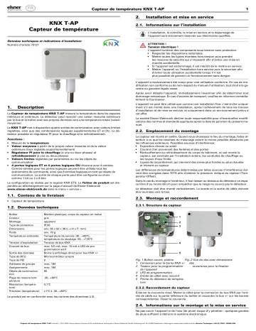 Elsner KNX T-AP Manuel utilisateur | Fixfr