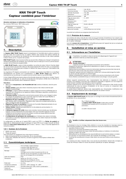 Elsner KNX TH-UP Touch Manuel utilisateur