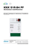 Elsner KNX S1R-B4 PF Manuel utilisateur