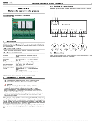 Elsner WGGS-4-H Manuel utilisateur | Fixfr