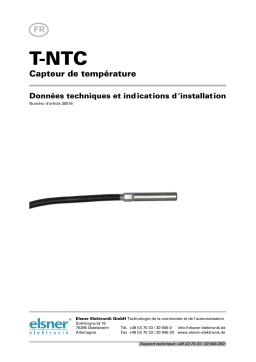 Elsner T-NTC Manuel utilisateur