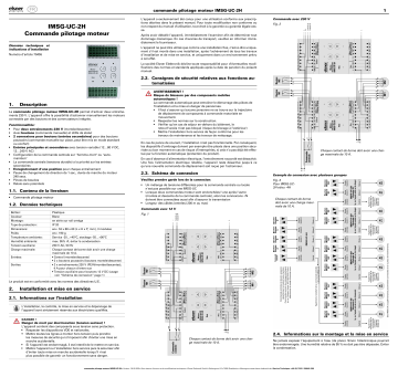 Elsner IMSG-UC-2H Manuel utilisateur | Fixfr