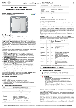 Elsner KNX VOC-UP basic Manuel utilisateur