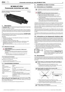 Elsner RF-MSG-ST IP54 Manuel utilisateur