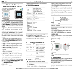 Elsner KNX VOC/TH-UP Touch Manuel utilisateur