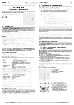 Elsner KNX eTR 101 Manuel utilisateur