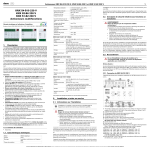 Elsner KNX S4-B10, KNX S2-B6, KNX S1-B2 230 V Manuel utilisateur