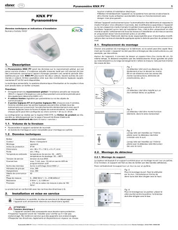 Elsner KNX PY Manuel utilisateur | Fixfr