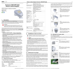 Elsner Suntracer KNX-GPS light Manuel utilisateur