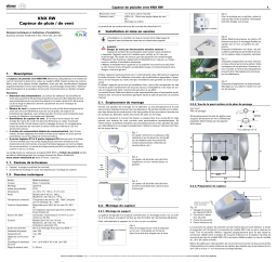 Elsner KNX RW Manuel utilisateur