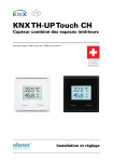 Elsner KNX TH-UP Touch CH Manuel utilisateur