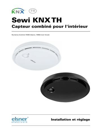 Elsner Sewi KNX TH Manuel utilisateur | Fixfr
