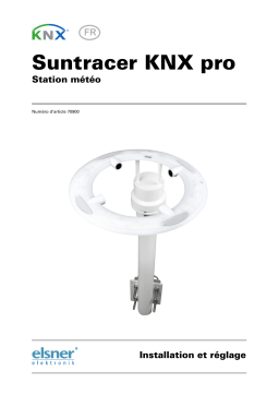 Elsner Suntracer KNX pro Manuel utilisateur