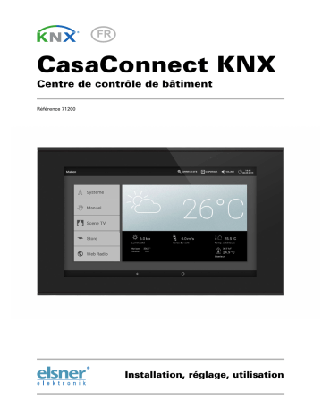 Elsner CasaConnect KNX Manuel utilisateur | Fixfr