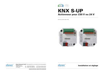 Elsner KNX S-UP Manuel utilisateur | Fixfr