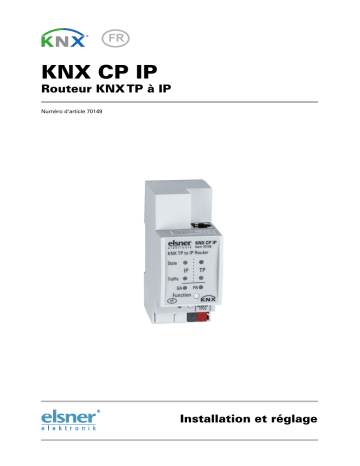 Elsner KNX CP IP Manuel utilisateur | Fixfr