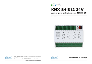 Elsner KNX S4-B12 24 V Manuel utilisateur | Fixfr