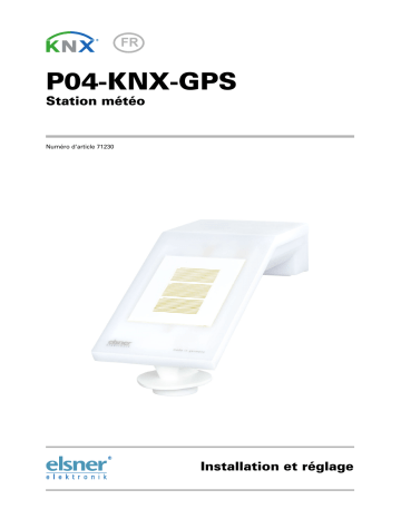 Elsner P04-KNX-GPS Manuel utilisateur | Fixfr