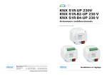 Elsner KNX S1R-UP 230 V Manuel utilisateur