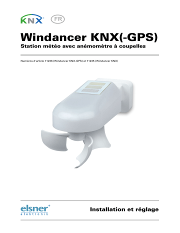 Elsner Windancer KNX Manuel utilisateur | Fixfr