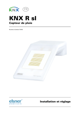 Elsner KNX R sl (nouveau 2018) Manuel utilisateur