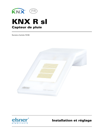 Elsner KNX R sl (nouveau 2018) Manuel utilisateur | Fixfr