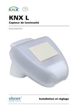 Elsner KNX L e Manuel utilisateur