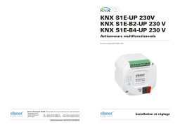 Elsner KNX S1E 230 V Manuel utilisateur