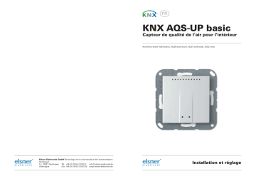 Elsner KNX AQS-UP basic Manuel utilisateur | Fixfr