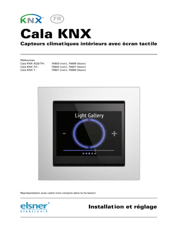 Elsner Cala KNX Manuel utilisateur | Fixfr