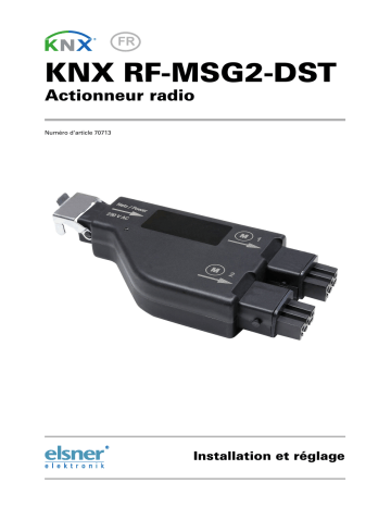 Elsner KNX RF-MSG2-DST Manuel utilisateur | Fixfr
